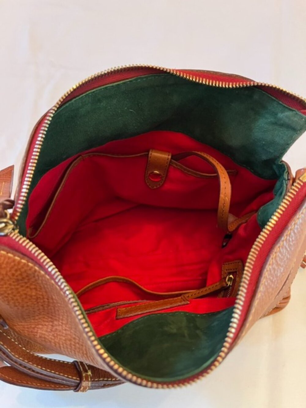 DOONEY & BOURKE | Florentine Tassel Leather Hobo Shoulder Bag - Picture 13 of 16